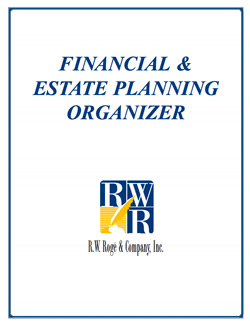 Estate & Financial Planning Organizer